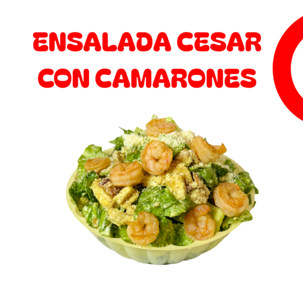 Ensalada Cesar Con Camarón
