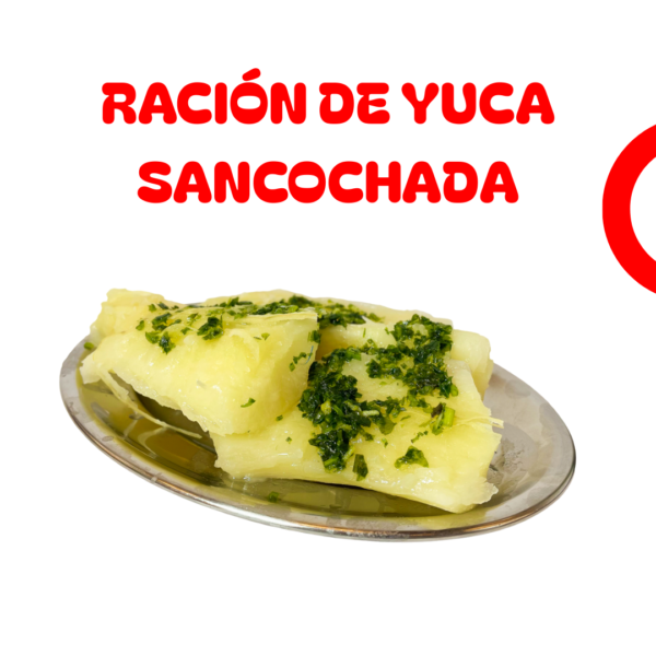 Ración de yuca sancochada
