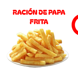 Ración de papa frita