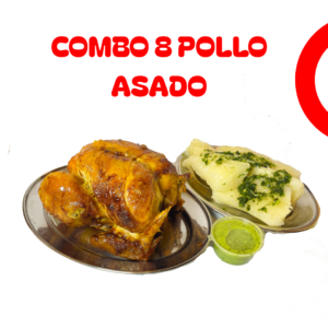 Combo 8 Pollo Asado