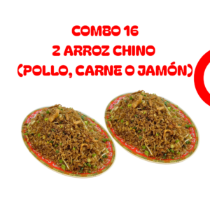 Combo 16 Arroz Chino