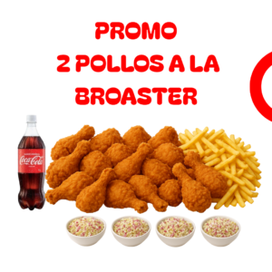 Promoción 2 Pollo a la Broaster