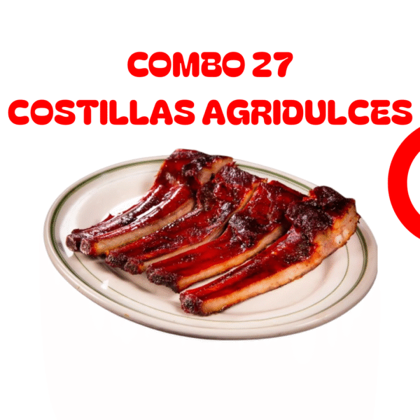 Combo 27 Costillas Agridulces