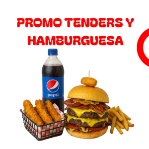 Promo Tenders y Hamburguesa