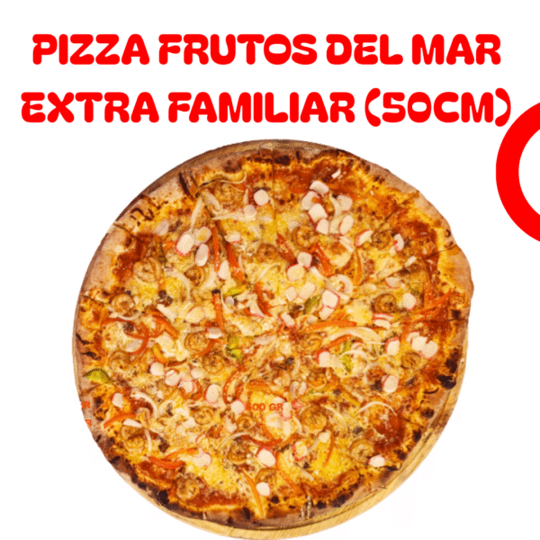Pizza Frutos del Mar Extra Familiar (50cm)